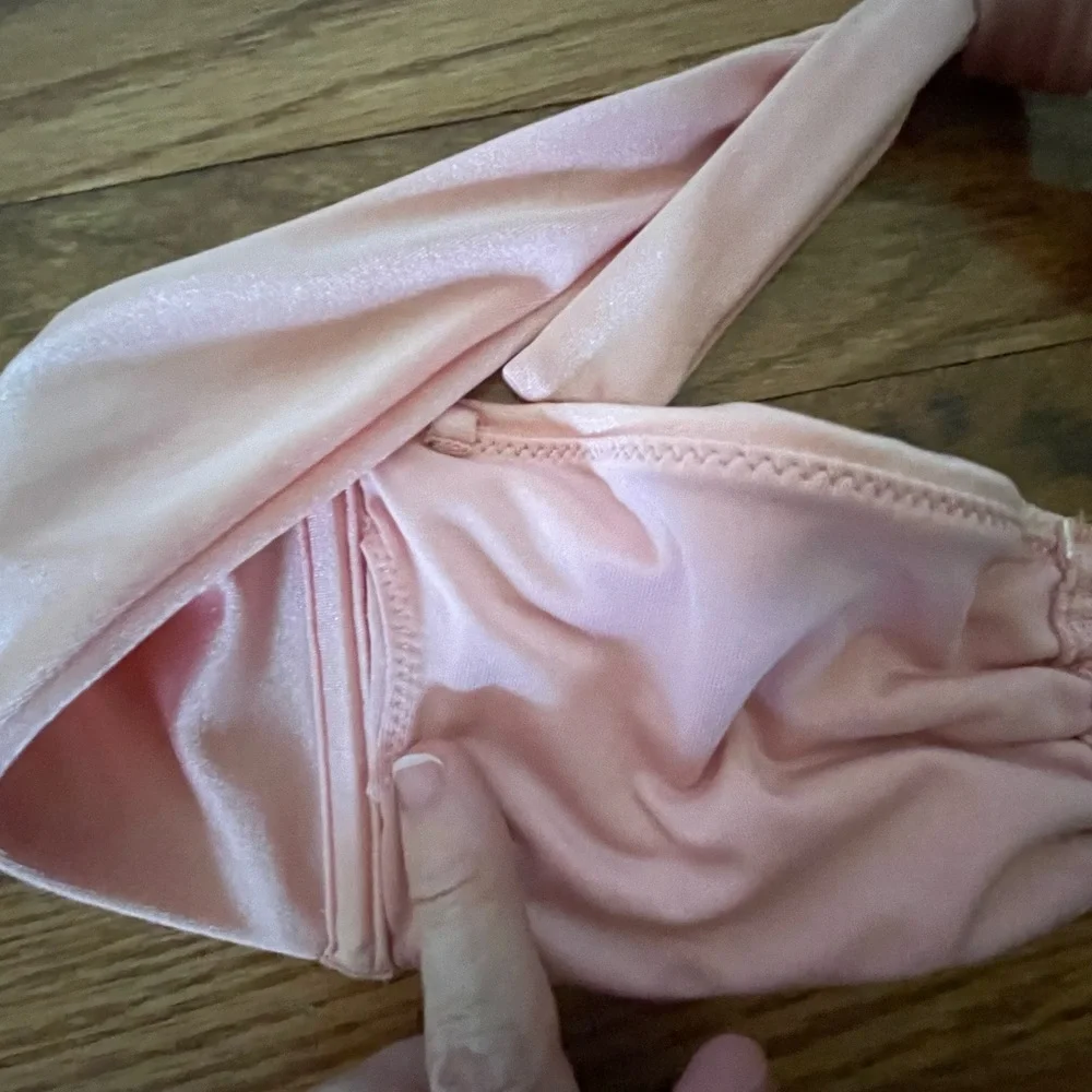 Victoria's Secret Light Pink Bandeau Swimwear Bikini Top Size XS